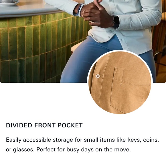 DU/ER Men’s Performance Stretch Button Down - Picture 13 of 14